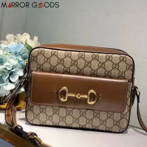 gucci horsebit 1955 small shoulder bag brown